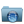 Blue Folder Remote Icon 24x24 png